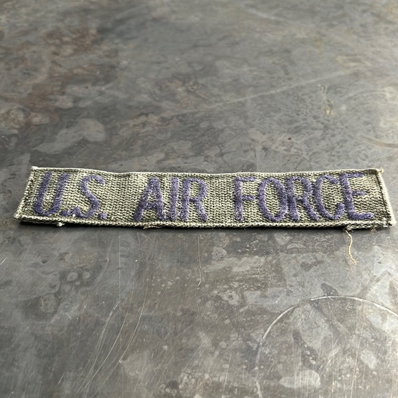 U.S. AIR FORCE embroidered tape patch - Vintage - Picture 7 of 10